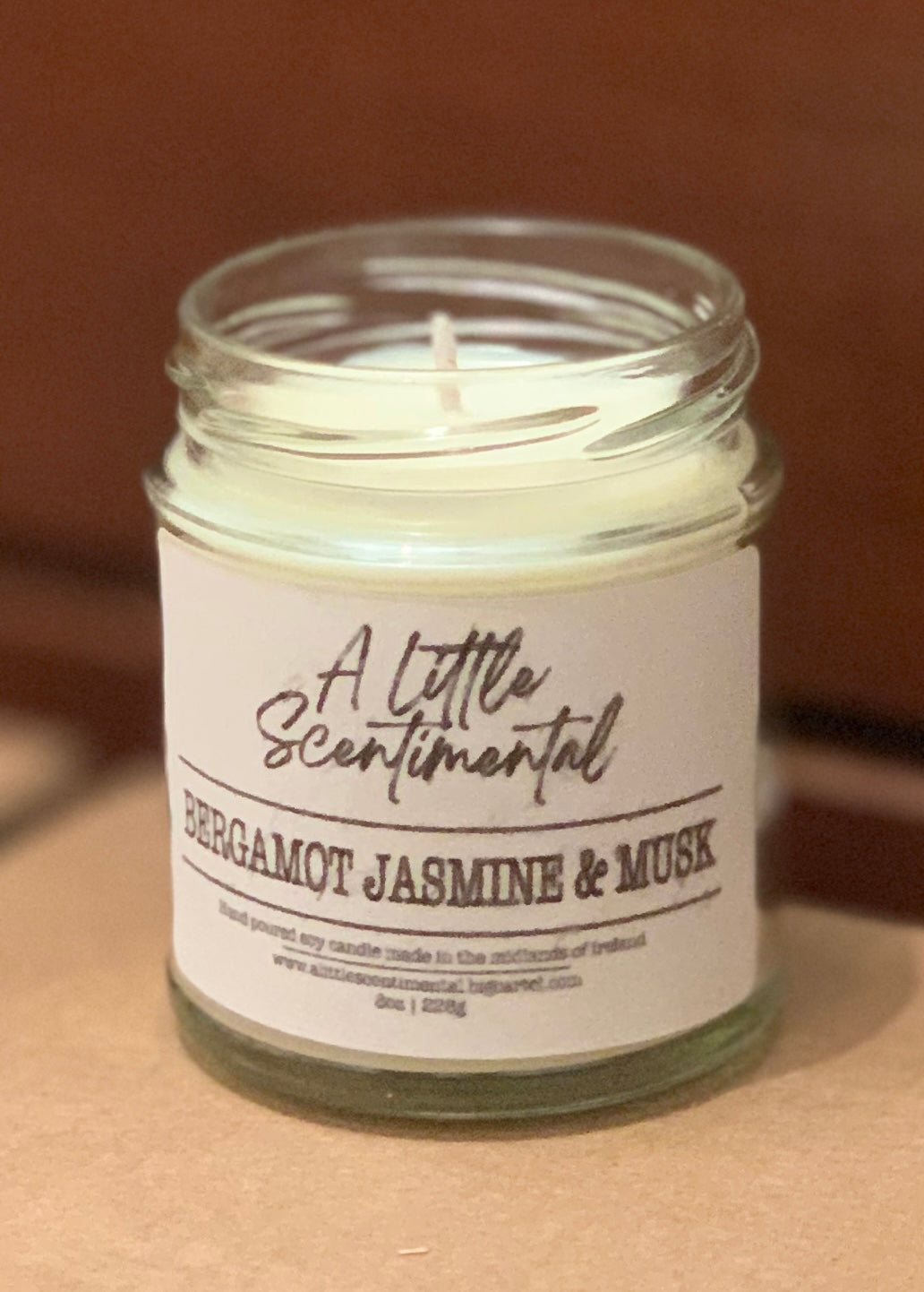 Bergamot, Jasmine & Musk Candle